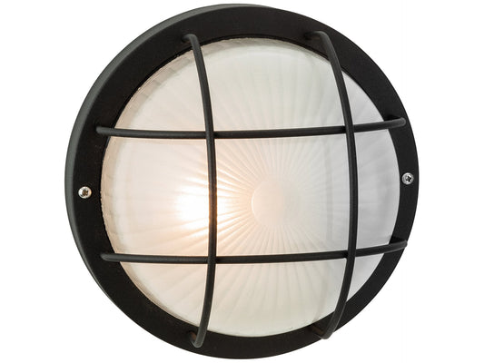 Round Warehouse Light with Cage Larsen