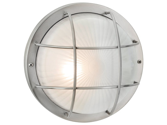 Round Warehouse Light with Cage Larsen