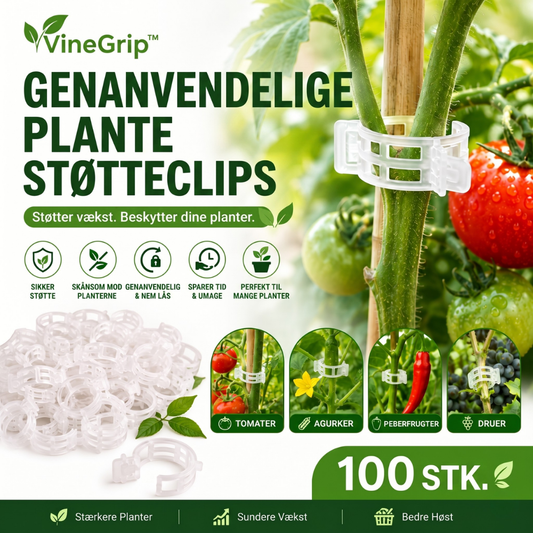 VineGrip™ – Reusable Support Clips for Garden Plants