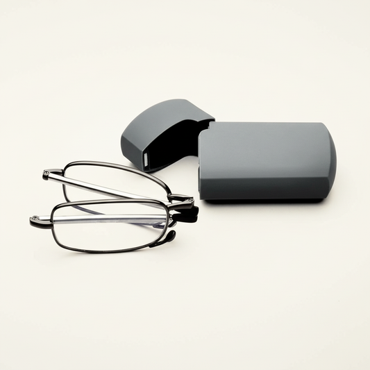 Foldable Reading Glasses - Portable with Case