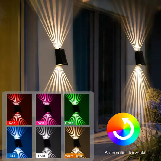 Glowrite™ – Elegant Solar Wall-Mounted Lamp