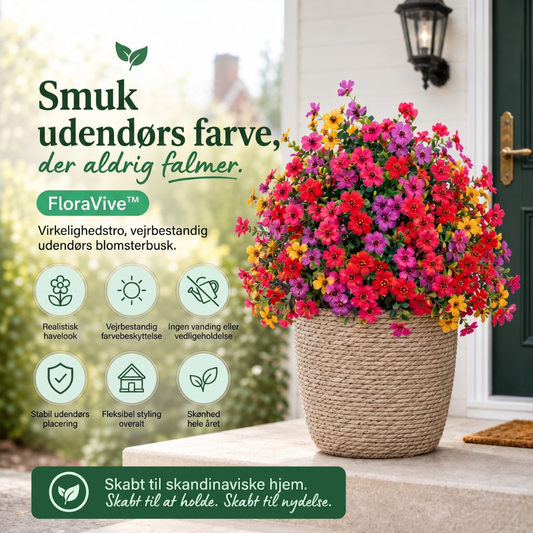 FloraVive™ – Realistic Artificial Flowers for Outdoor Use