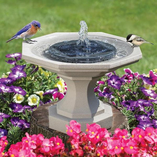 Bionic Solar Fountain for Gardens Birth Bath for Floor / Ground