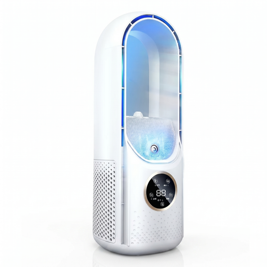 Silent Portable Air Conditioner without Blades for Home and Office