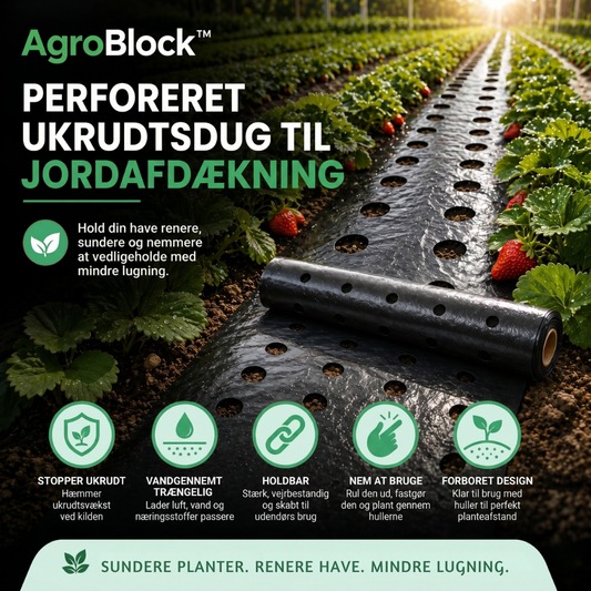 AgroBlock™ – Perforated Weeding Fabric for Ground Cover