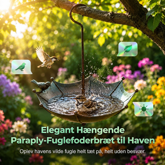 BirdHaven™ – Bird Bath and Outdoor Feeding Station for Umbrellas