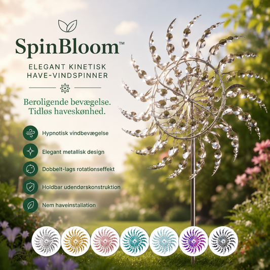 SpinBloom™ – Elegant Kinetic Wind Spinner for the Garden