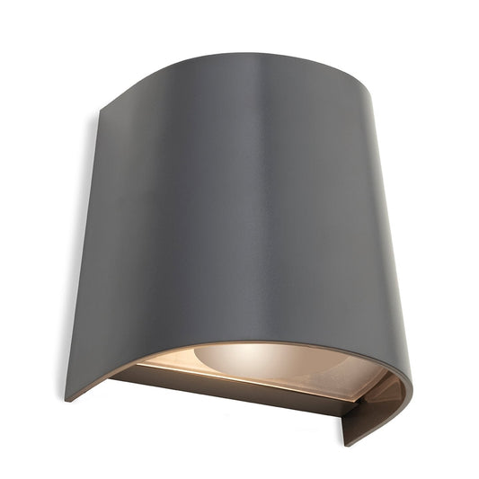 Aiden Graphite Outdoor Resin Wall Light