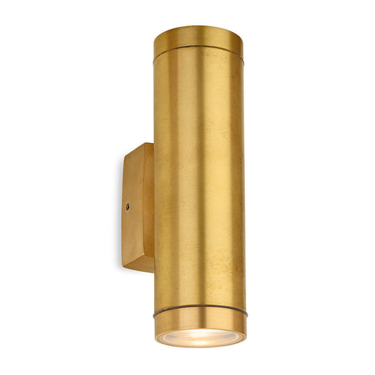 Darya Up and Down Wall Light, Solid Brass