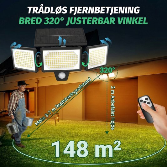 SolarisBeam™ – Solar Wall Lamp with Motion Sensor