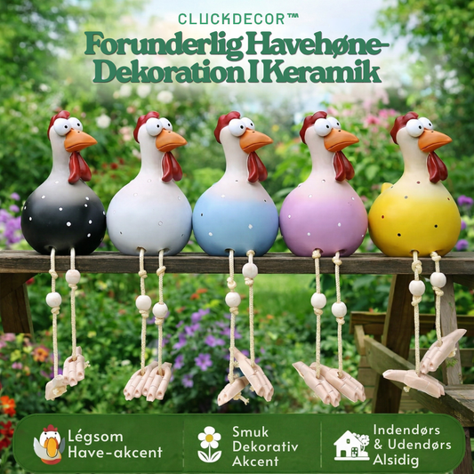 CluckDecor™ – Ceramic Garden Hen Decoration