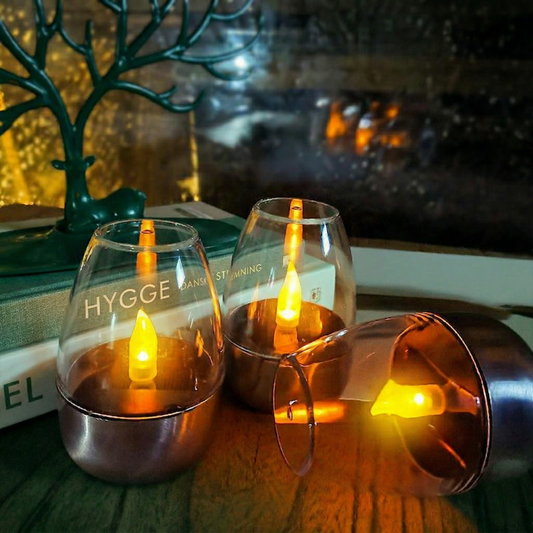Amberis™ – Flame-Resistant Solar Table Lamp for the Garden