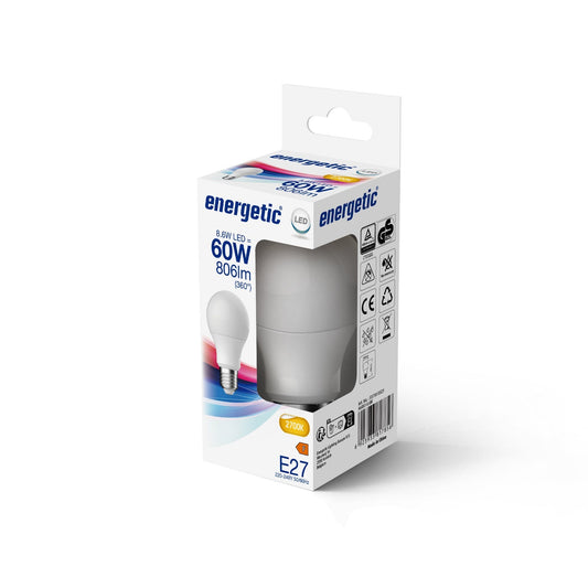 A60 | E27 | 806lm | 2700k (60w equivalent)