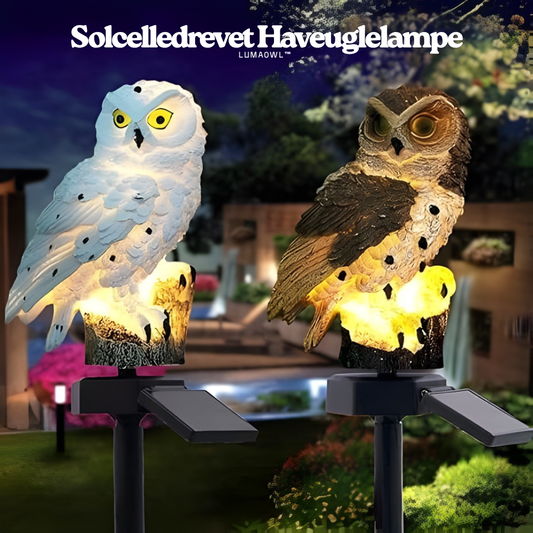 LumaOwl™ – Solar Garden Lamp