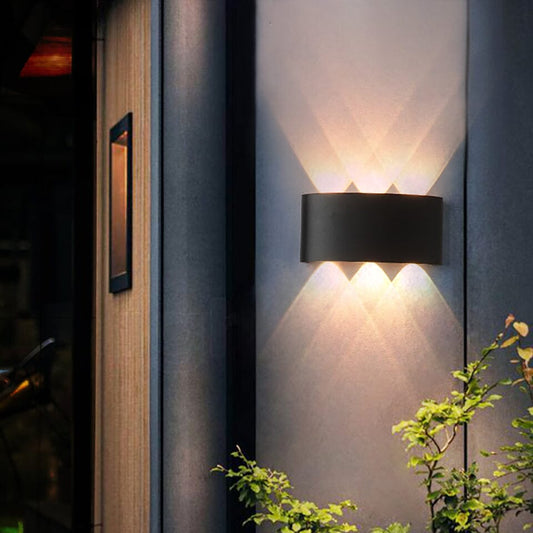 AluGlanz: Lámpara de pared LED para exteriores – Impermeable, Moderna y Ahorra Energía de Aluminio