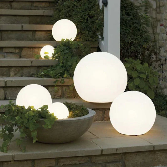 AmbiBall: Outdoor LED Garden Light in Spherical Shape, Rechargeable and Colour-Changing – Decorative for Garden and Terrace