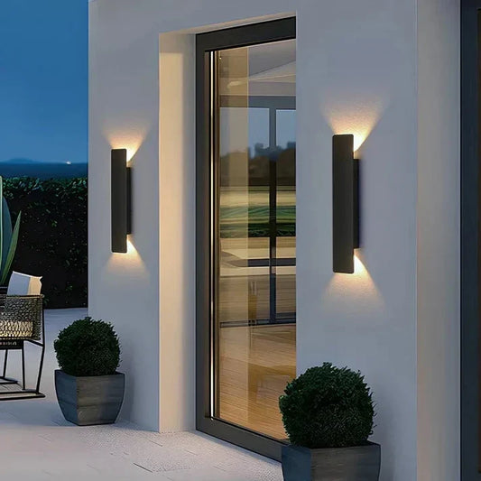 AquaLicht: Waterproof LED Wall Light for Outdoor Use – Modern Design