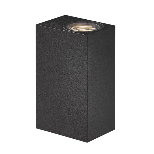 Asbol Kubi Up and Down LED Wall Light, Black