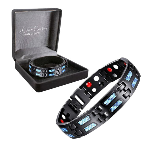 CarbonArmband™ Blue Carbon Titan Bracelet