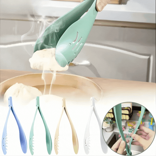 3-in-1 Kitchen Tongs | Multifunctional Cooking and Serving Tool | Heat Resistant & Lightweight | Practical Tongs