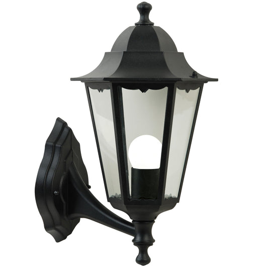 Traditional Cardiff Wall Light, Black