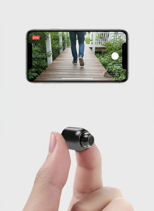 Small WiFi Security Camera with Night Vision