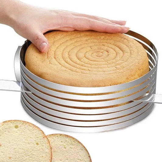 Adjustable Stainless Steel Cake Cutter | Precise Cake Layers | For Cakes Ø 15–30 cm