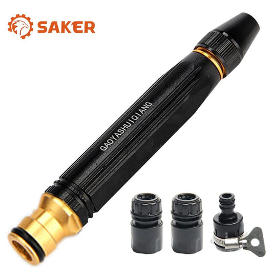 Adjustable Heavy-Duty Rotary Hose Nozzle with Sweeping Jet