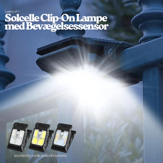 LumiClip™ – Solar Clip Lamp with Motion Sensor