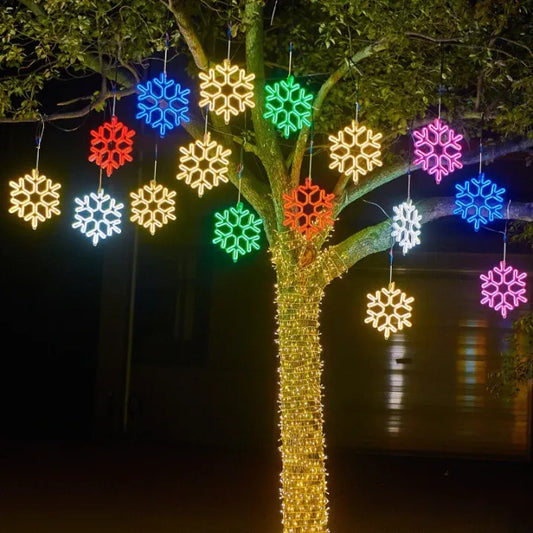 LumiWeih: Warm LED Outdoor Lighting with Festive Decorations for Hanging – for Terrace and Entrance