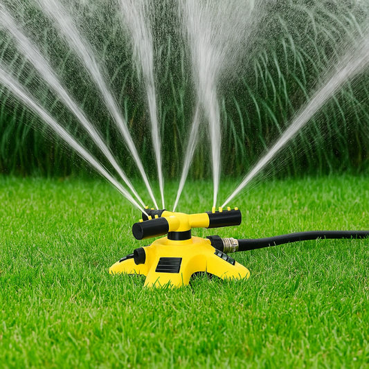 360° Rotary Lawn Sprinkler | Reliable and Multi-Angle Nozzles for Even Coverage in Large Gardens