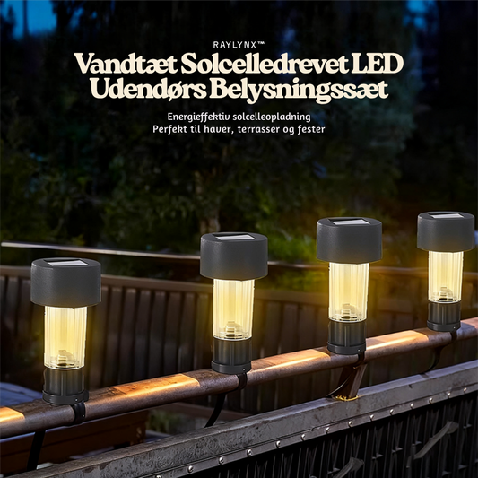 RayLynx™ – Waterproof Solar LED Lighting Kit for Outdoors