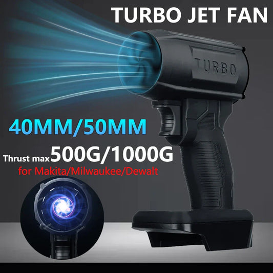 Wireless Turbo Jet Blower for Car Drying – High-Power Air Gun 40/50mm, Fast Car Dryer, Dust and Debris Cleaner