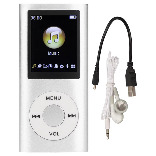 High-Resolution Compact MP3 Player with 1.8" LCD