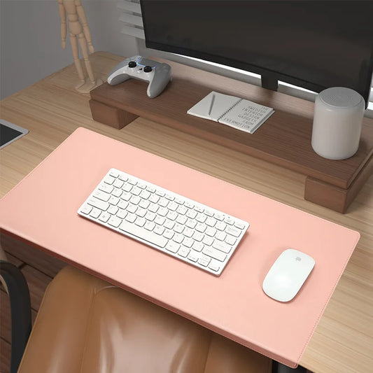 PU Leather Desk Mat with Non-Slip Surface, Wrist and Elbow Support – Ergonomic Pad for Office and Gaming