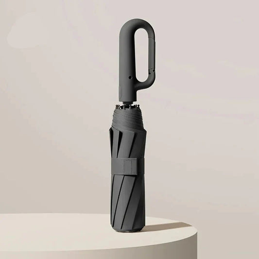 20 Rib Wind-Resistant Folding Umbrella 105CM for Men, Large Handle, Waterproof