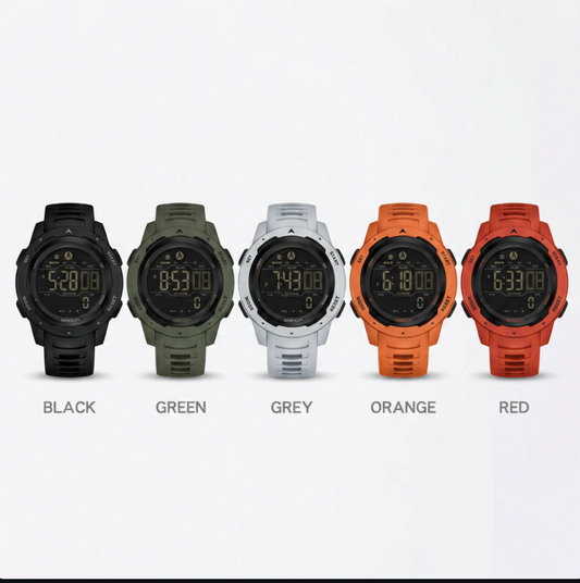 Military Waterproof Digital Pedometer Watch