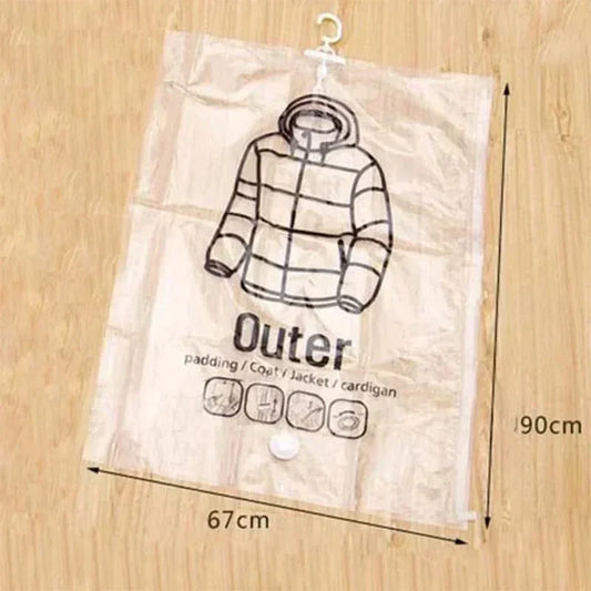VACUUM STORAGE BAGS – Vacuum Storage Bags for Clothes – Space Saving and Dustproof (Set of 3)