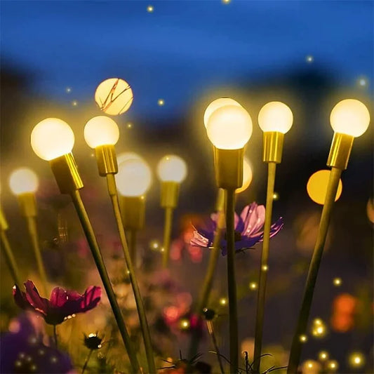 SolarGlow: Solar-Powered Garden Lamp with Fireflies, Colour Changing and Long Light Duration – for Patio and Outdoor Lighting