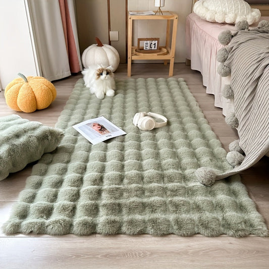 WohnEleganz: Large Rectangular Modern Soft Luxurious Rug – Decorative for Living Areas and Bedrooms