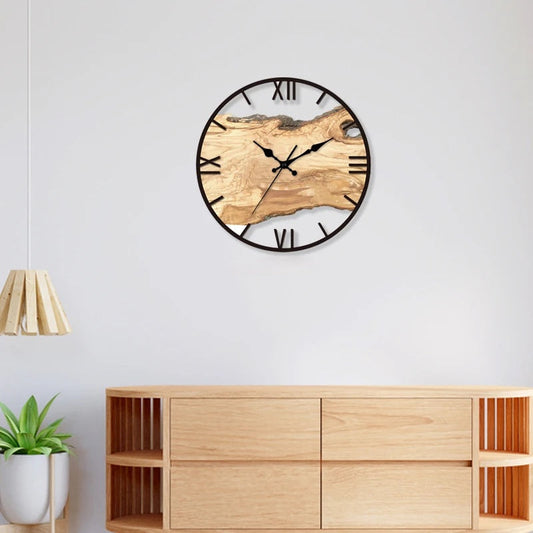 ZeitGlanz: Transparent Wall Clock – Modern Design Clock