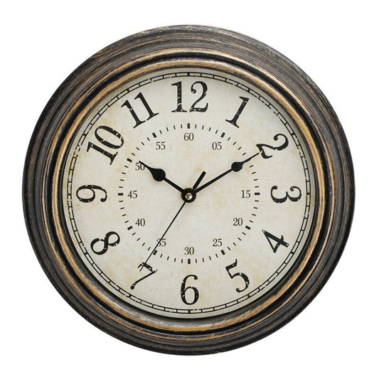 ZeitHolz: Vintage Wooden Wall Clock – Nostalgic Design for Elegant Living Spaces