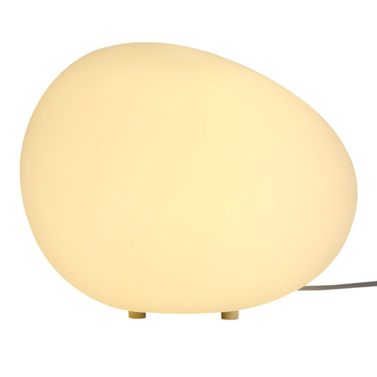 ZenKiesel: LED Table Lamp Inspired by Nature in the Shape of a Stone with Warm Light – for Bedroom and Reading Nook