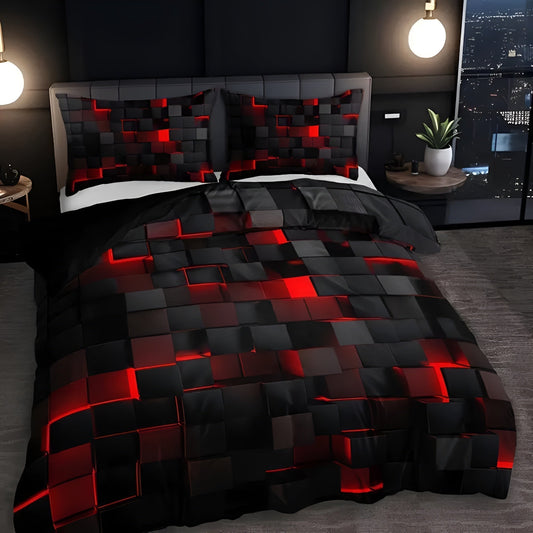 ZukunftEntspannen: Elegant Duvet Cover Set – Breathable, Comfortable and Durable with High-Tech Design for the Home