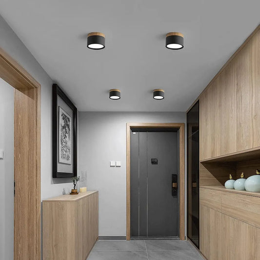 ZylisLicht: Cylindrical LED Ceiling Light for Hallway, Kitchen, and Living Room