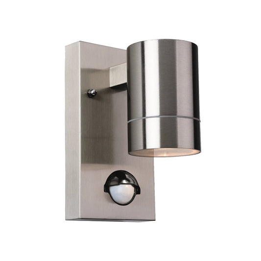 Arren Wall Light with PIR Sensor, Stainless Steel