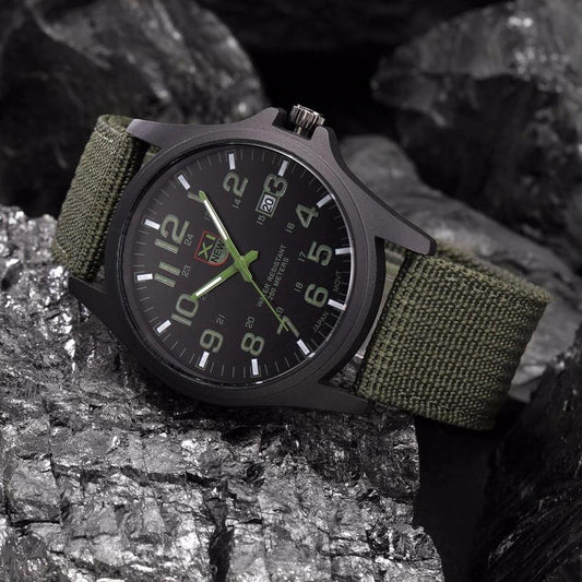 AdventureTime Tactical Watch for Men – Waterproof and Shock Resistant with LED