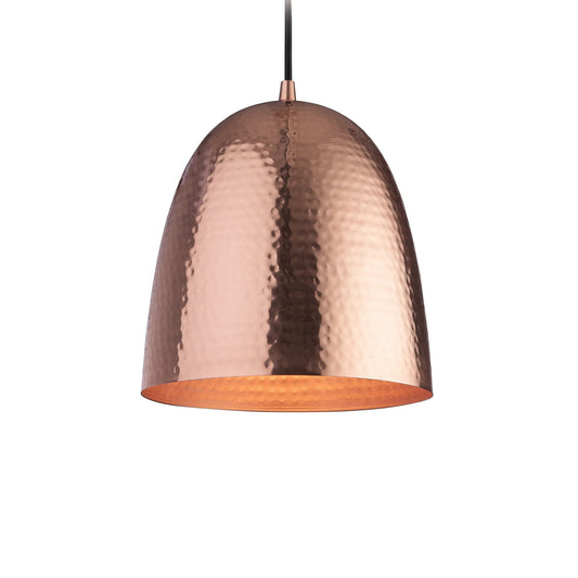 Hammered Metal Pendant Lamp, Copper