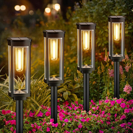 SolaraGlow™ – Retro Solar Lamps for the Garden Path