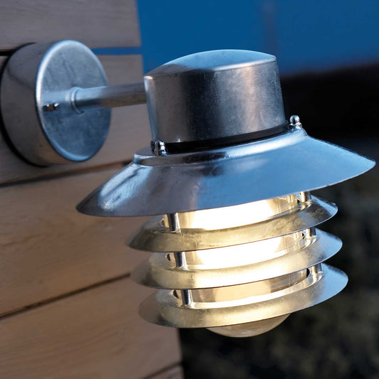 Vejers Wall Light, Galvanised